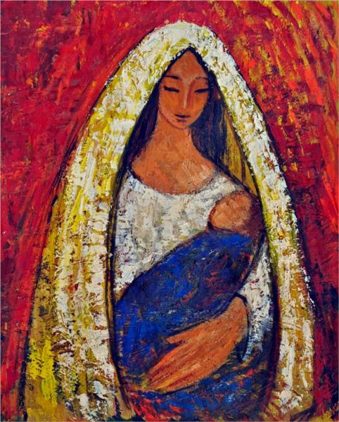 Mother and Child, 1966 - George Stefanescu