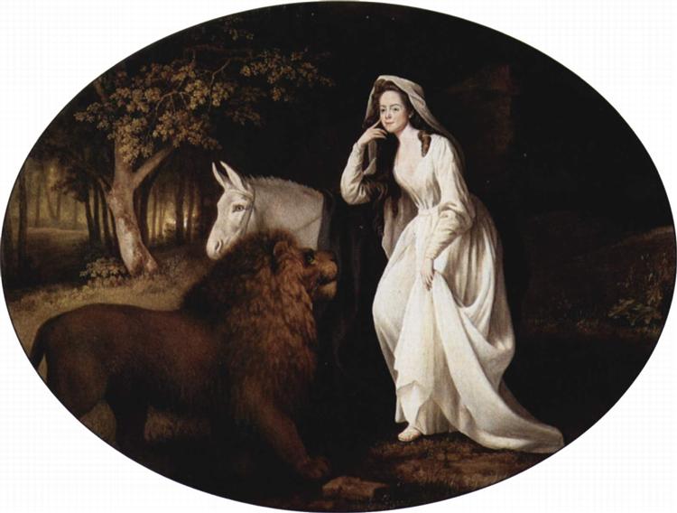 Portrait of Isabella Saltonstall, c.1765 - c.1775 - Джордж Стаббс