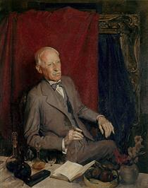 Portrait of Julian Ashton - Джордж Вашингтон Ламберт