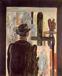 A man at the easel - Georges Braque