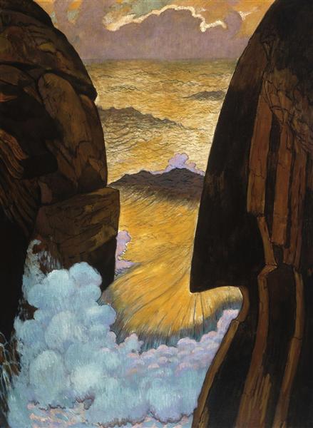 The Green Wave, Vorhor, 1896 - Жорж Лякомб