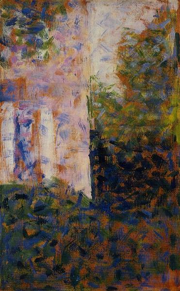 Corner of a House, 1884 - Georges Pierre Seurat