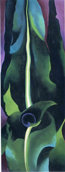 Corn, Dark I, 1924 - Georgia O’Keeffe