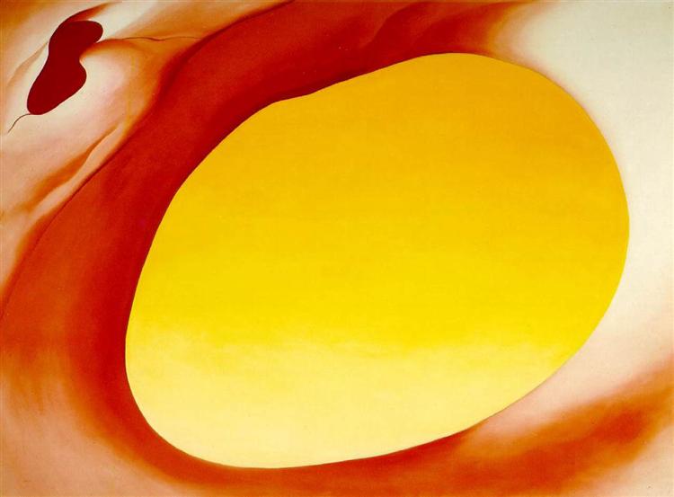 Pelvis Series - Red with Yellow, 1945 - Georgia O'Keeffe
