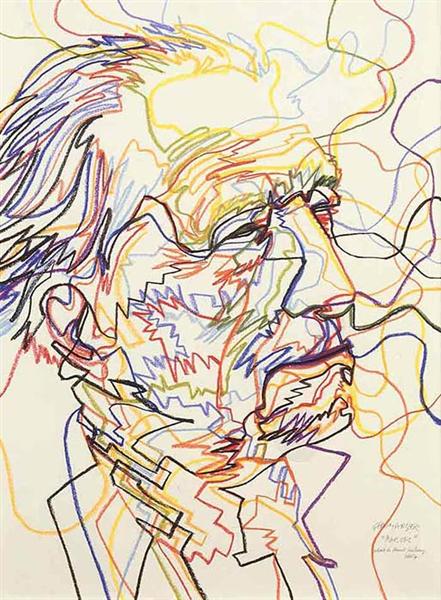 Marcel (portrait de Marcel Duchamp), 2007 - Gerard Fromanger