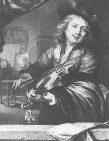 Violin player, 1667 - Gerard Dou