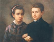 The Children of the Painter - Gheorghe Tattarescu
