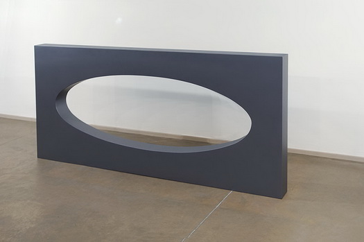 Metalliod Blue-Gray Without Oval Sculpture, 1968 - Gianni Piacentino