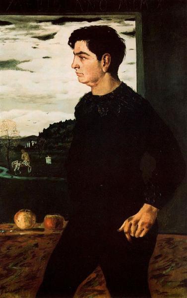 Portrait of Andrea, brother of the artist, 1910 - Giorgio de Chirico