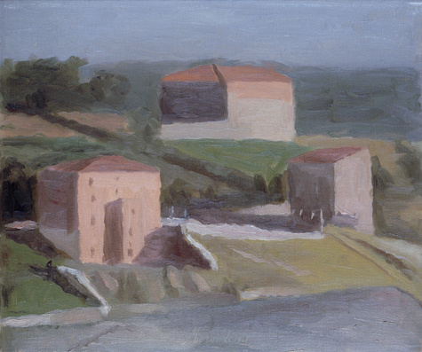 On the Outskirts of a Town, 1941 - Giorgio Morandi