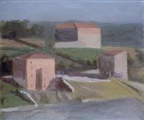 On the Outskirts of a Town - Giorgio Morandi