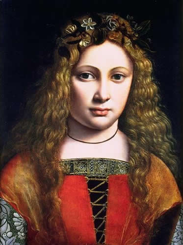 A Youth Crowned with Flowers, c.1490 - Giovanni Antonio Boltraffio