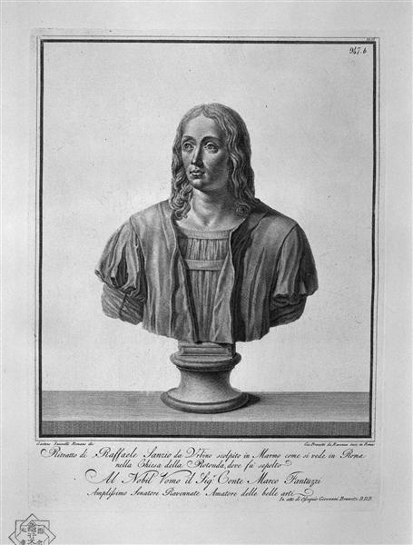Portrait of Raffaele Lanzio da Vitine - Giovanni Battista Piranesi