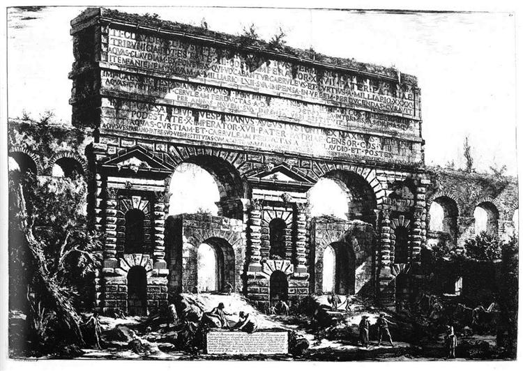Rome. Porta Maggiore. - Giovanni Battista Piranesi