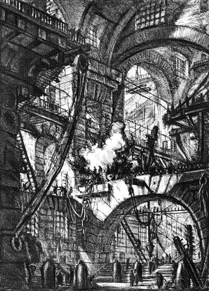 The Prisons (plate V) - Джованні Баттіста Піранезі
