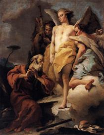 Abraham and the Three Angels - Джованні Баттіста Тьєполо