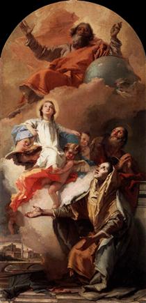St. Anne's Vision - Giovanni Battista Tiepolo