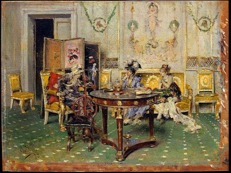 Gossip, 1873 - Giovanni Boldini - WikiArt.org
