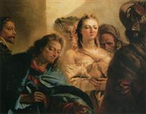 Christ and the Adulteress - Giovanni Domenico Tiepolo