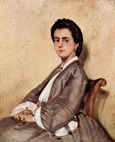 Portrait of the artist's cousin, 1861 - Джованні Фатторі
