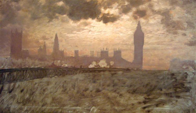 Westminster Bridge, 1878 - Giuseppe De Nittis