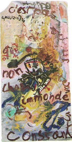 Collective Operation (made in collaboration with Asger Jorn and Constant), 1957 - Giuseppe Pinot-Gallizio