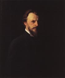 Self-Portrait - Grigori Grigorjewitsch Mjassojedow