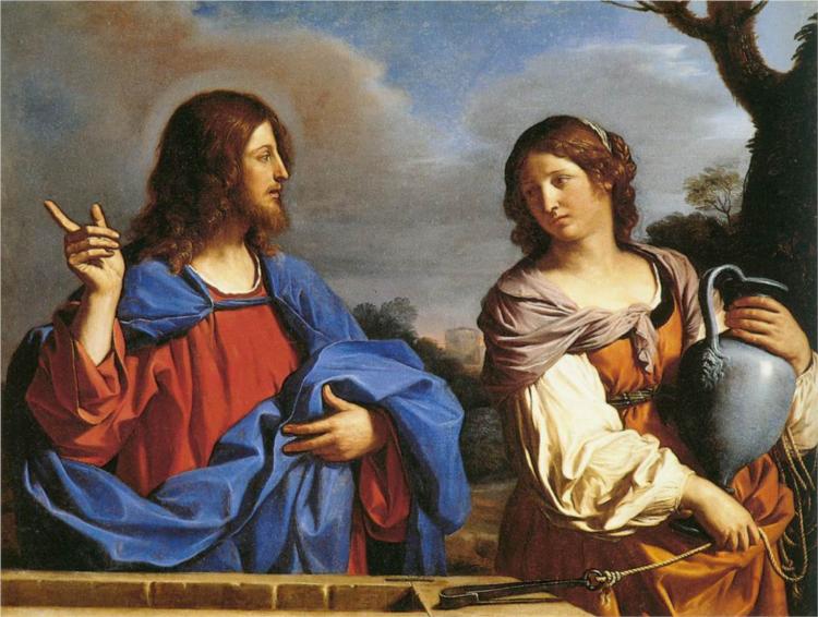 Jesús y la samaritana en el pozo, 1641 - Guercino