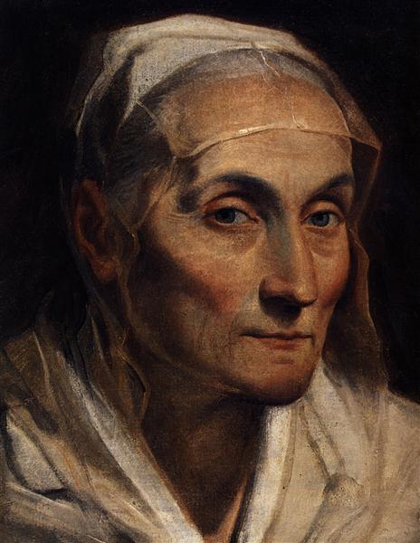 Portrait of old woman, 1630 - Гвідо Рені