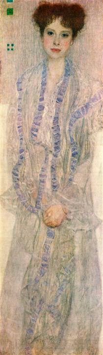 Portrait of Gertha Felssovanyi - Gustav Klimt