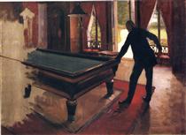 Billiards - Gustave Caillebotte