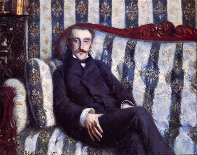 Portrait of a Man, 1877 - Гюстав Кайботт