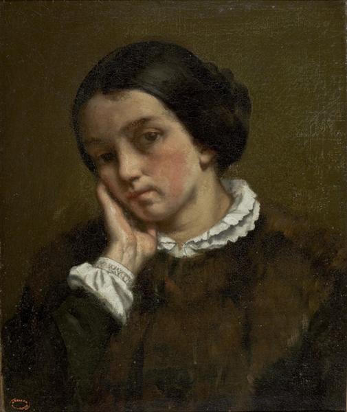 Portrait of Zélie Courbet, 1847 - Gustave Courbet