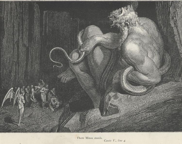 Inferno Canto 5 - Gustave Dore
