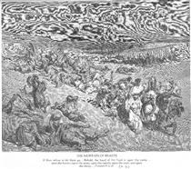 The Fifth Plague. Livestock Disease - Gustave Doré