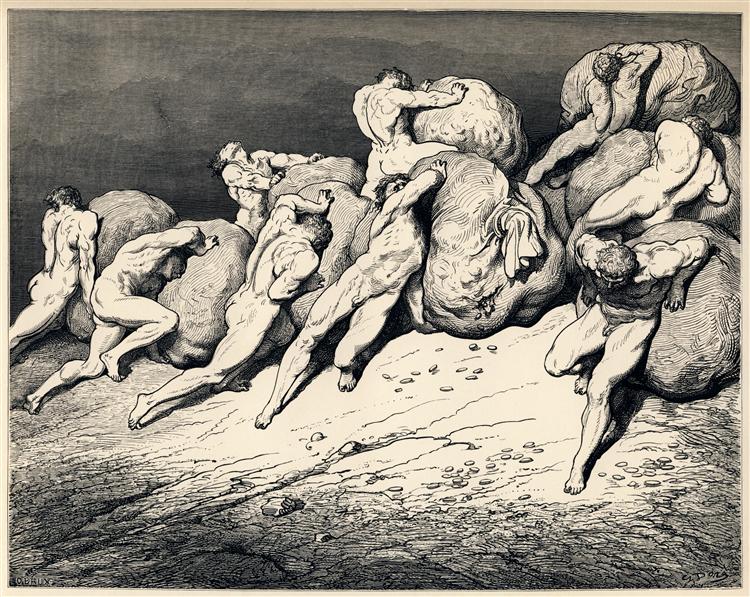Os acumuladores e os gastões - Gustave Doré