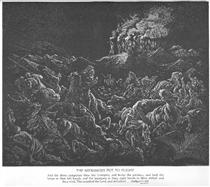 Os Midianitas são postos em Fuga - Gustave Doré