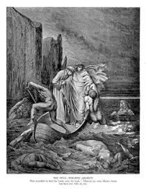 O Estige - Philippo Argenti - Gustave Doré