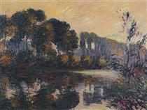 By the Eure River - Gustave Loiseau