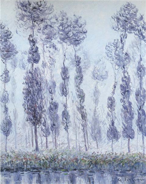 Poplars by the Eure River, 1900 - Gustave Loiseau