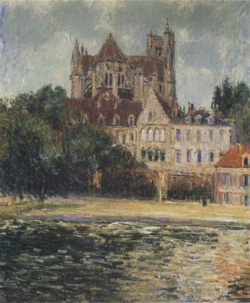 The Auxerre Cathedral - Gustave Loiseau