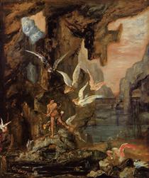 Hercules at Lake Stymphalos - Gustave Moreau