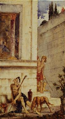 The Wicked Rich and the Poor Lazarus - Gustave Moreau