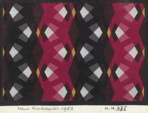Untitled Composition 275, 1953 - Hans Hinterreiter