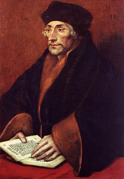 Portrait of Desiderius Erasmus, c.1530 - Hans Holbein the Younger