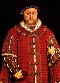 Portrait of Henry VIII - Ганс Гольбейн Младший