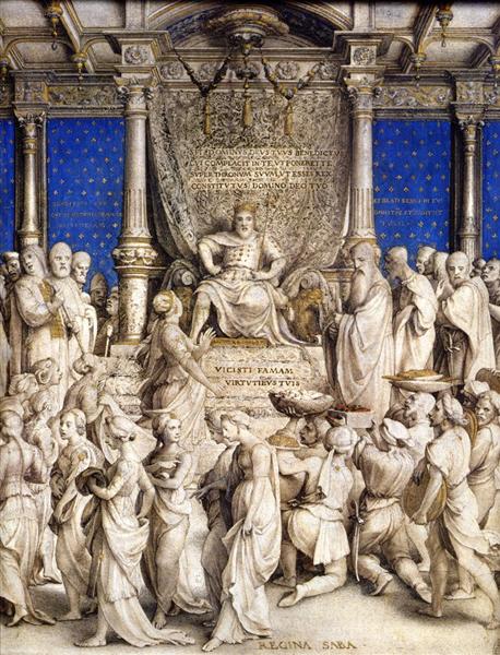 Solomon and the Queen of Sheba, c.1535 - Hans Holbein the Younger