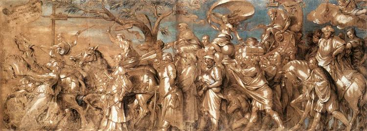 The Triumph of Riches, c.1533 - 小漢斯‧霍爾拜因