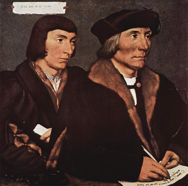 Thomas Godsalve of Norwich and his Son, John, 1528 - Hans Holbein el Joven