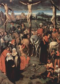 Altar triptych from the Lübeck Cathedral (detail) - Hans Memling